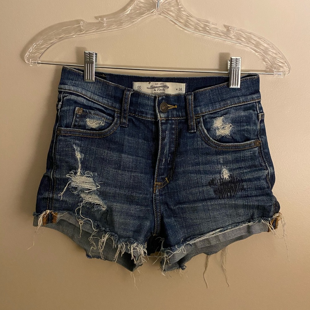 A&F size 24 denim shorts